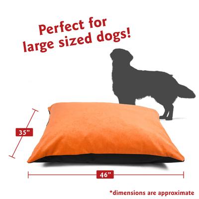Show full view: Majestic Pet Villa Super Value Dog Bed, Orange, Large slide 2 of 5
