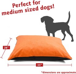 Majestic Pet Villa Super Value Dog Bed, Orange, Small slide 2 of 5