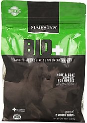 Majesty's Bio+ Hoof & Coat Support Wafers Horse Supplement, 60 count