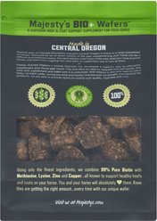 Majesty's Bio+ Hoor & Coat Support Peppermint Flavor Wafers Horse Supplement, 60 count slide 2 of 3