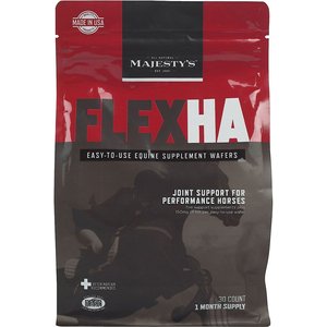 Majesty's Flex HA Joint Support Wafers Horse Supplement, 30 count