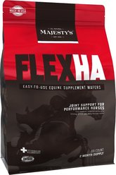 Majesty's Flex HA Joint Support Wafers Horse Supplement, 60 count