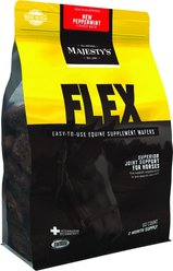 Majesty's Flex Joint Support Peppermint Flavor Wafers Horse Supplement, 60 count