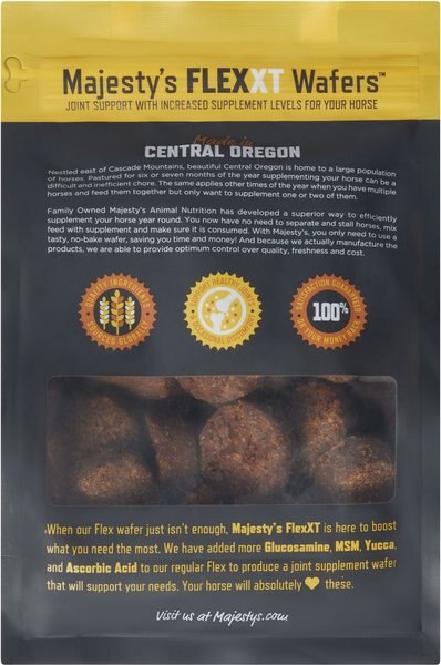 Majesty's Flex XT Increased Joint Support Wafers Horse Supplement