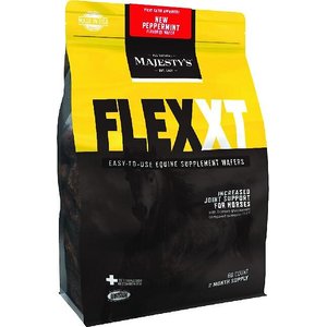 Majesty's Flex XT Joint Support Peppermint Flavor Wafers Horse Supplement, 60 count