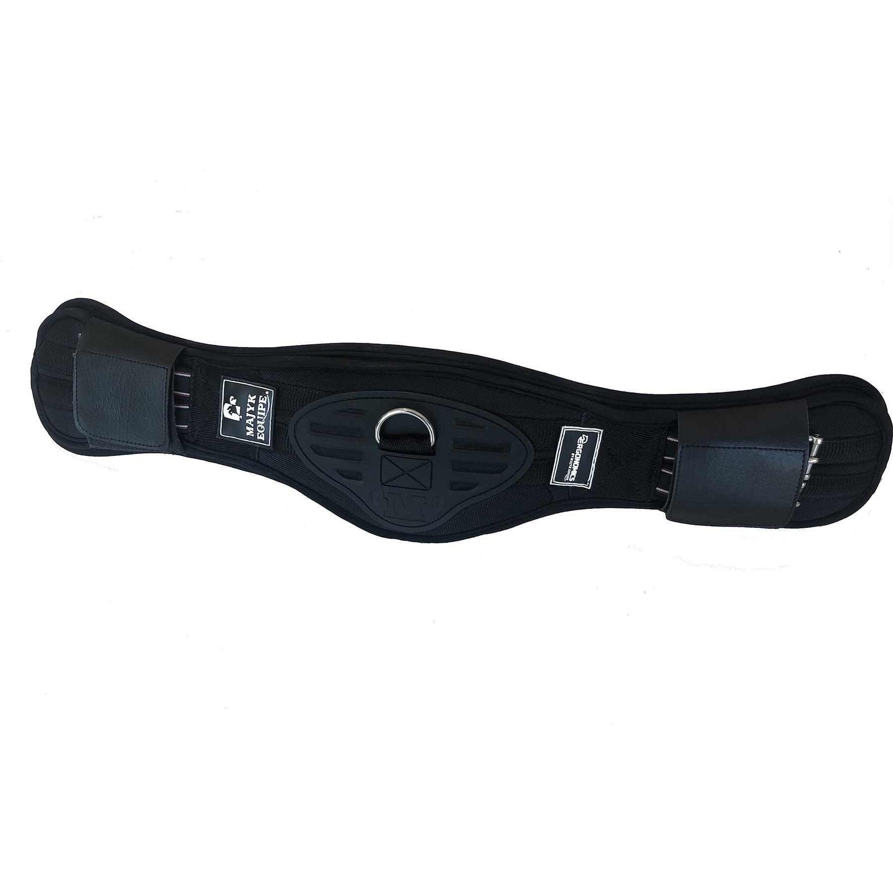 Majyk Equipe Spur Saver Buckle Cover Dressage Horse Girth, 22-in