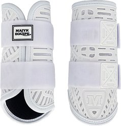 Majyk Equipe XC Color Elite Arti-Lage Response Technology Horse Boots, 2 count, Diamond White, Large-Front Pair