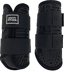 Majyk Equipe XC Color Elite Arti-Lage Response Technology Horse Boots, 2 count, Jett Black, Small-Front Pair