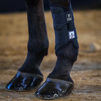 Show full view: Majyk Equipe XC Color Elite Arti-Lage Response Technology Horse Boots, 2 count, Jett Black, Small-Front Pair slide 2 of 3