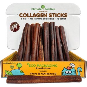 Makondo Pets Collagen Sticks Dog Treats, 12 count