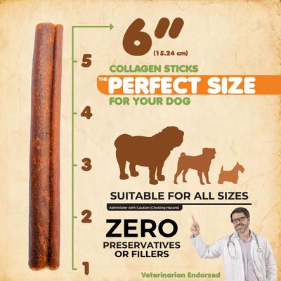 Show full view: Makondo Pets Collagen Sticks Dog Treats, 12 count slide 7 of 9