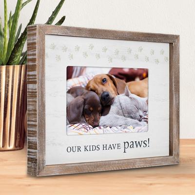 Show full view: Malden International Designs "Our Kids Have Paws" Picture Frame, 4 x 6-in slide 2 of 3