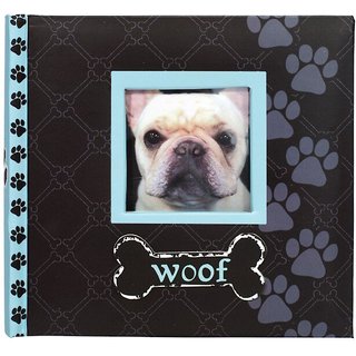 Malden International Designs "Woof" Dog Photo Album, 4 x 6 in slide 1 of 3