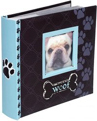 Malden International Designs "Woof" Dog Photo Album, 4 x 6 in slide 2 of 3