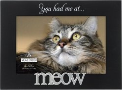 Malden International Designs "You had me at… Meow" Cat Picture Frame, 4 x 6 in
