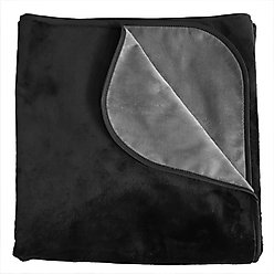 Mambe Silky Soft Throw Dog & Cat Blanket, Black & Charcoal, Medium, 1 count slide 2 of 4