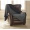 Show in main carousel: Mambe Silky Soft Throw Dog & Cat Blanket, Black & Charcoal, Medium, 1 count slide 3 of 4
