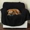 Show in main carousel: Mambe Silky Soft Throw Dog & Cat Blanket, Black & Charcoal, Medium, 1 count slide 4 of 4