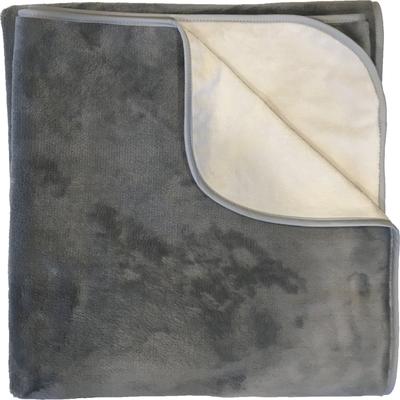 Show full view: Mambe Silky Soft Throw Dog & Cat Blanket, Buff & Dove, Medium, 1 count slide 2 of 4