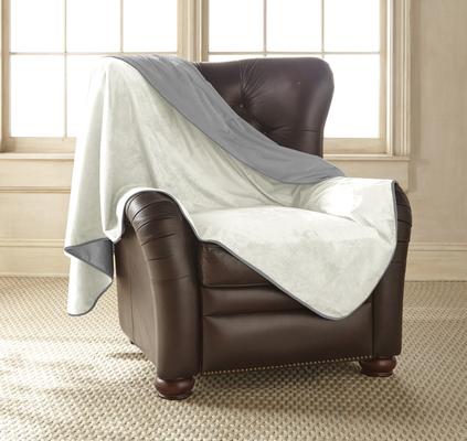 Show full view: Mambe Silky Soft Throw Dog & Cat Blanket, Buff & Dove, Medium, 1 count slide 4 of 4