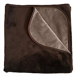 Mambe Silky Soft Throw Dog & Cat Blanket, Chocolate & Cappuccino, Large, 1 count slide 2 of 3