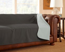 Mambe Waterproof Dog Furniture Cover, Recliner Throw, Slate/Mist