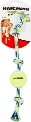 Show full view: Mammoth Braided Tug with Tennis Ball for Dogs, Color Varies, Small slide 4 of 9