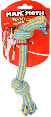 Show full view: Mammoth Braidys 2 Knot Rope Bone for Dogs, Color Varies, Small slide 3 of 7