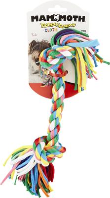 Show full view: Mammoth Cloth Rope Bone for Dogs, Color Varies, Medium slide 3 of 8