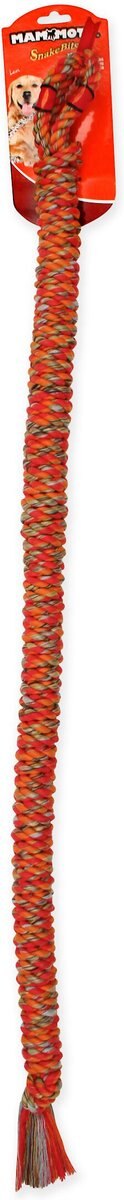 MAMMOTH SnakeBiter Snake Rope Dog Toy, Color Varies, Large - Chewy.com