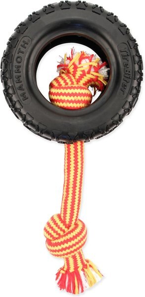 Mammoth TireBiter Tire & Rope Dog Toy