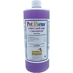 Mango Pet Focus Bird Aviary & Cage Cleaner Concentrate, 32-fl oz bottle