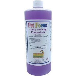 Mango Pet Focus Bird Aviary & Cage Cleaner Concentrate, 32-fl oz bottle