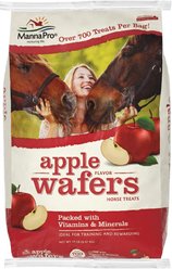 Manna Pro Apple Wafers Horse Treat, 20-lb bag