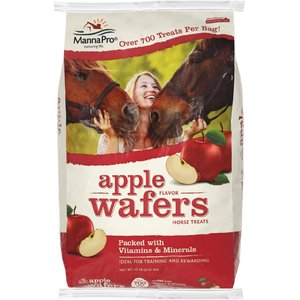 Manna Pro Apple Wafers Horse Treat, 20-lb bag