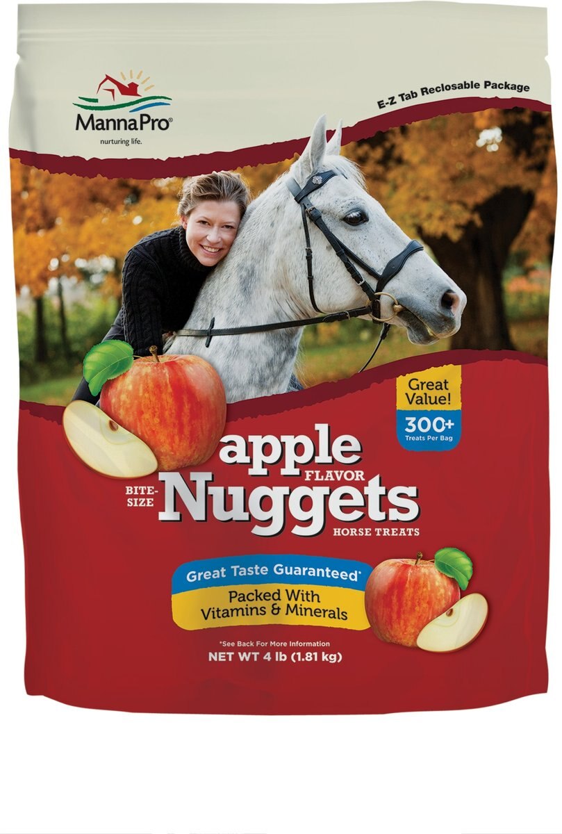 Manna Pro Bite-Size Nuggets Apple Flavored Horse Training Treats