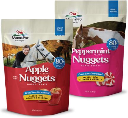 Show full view: Manna Pro Bite-Size Nuggets Apple Flavored Horse Training Treats, 4-lb bag slide 8 of 10