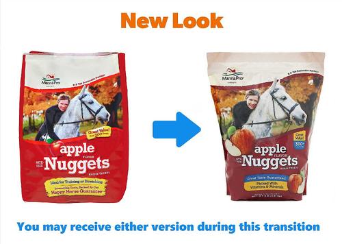 Show full view: Manna Pro Bite-Size Nuggets Apple + Peppermint Flavor Horse Treats slide 4 of 8