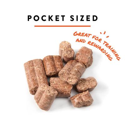 Show full view: Manna Pro Bite-Size Nuggets Carrot & Spice Flavored Horse Training Treats, 4-lb bag slide 3 of 8