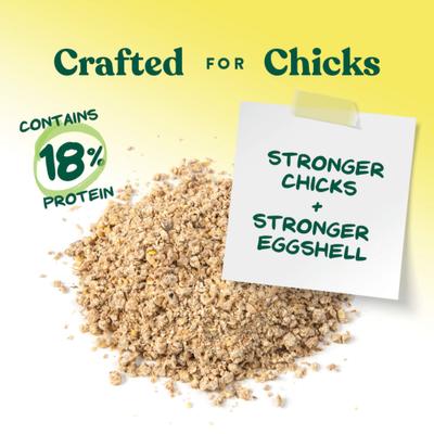 Show full view: Manna Pro Chick Starter Grower Medicated Crumbles Chicken Food, 5-lb bag slide 4 of 12