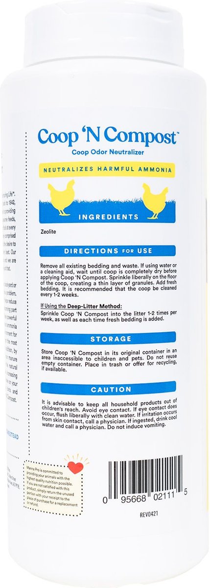 Manna Pro Coop-N-Compost Odor Neutralizer, 28-oz bag