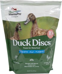 Manna Pro Duck Discs Waterfowl Duck Treats, 16-oz bag
