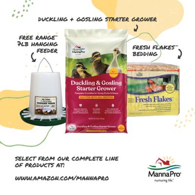 Show full view: Manna Pro Duck Layer Pellets Duck Food, 25-lb bag slide 7 of 8