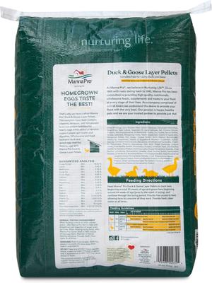 Show full view: Manna Pro Duck Layer Pellets Duck Food, 25-lb bag slide 2 of 8