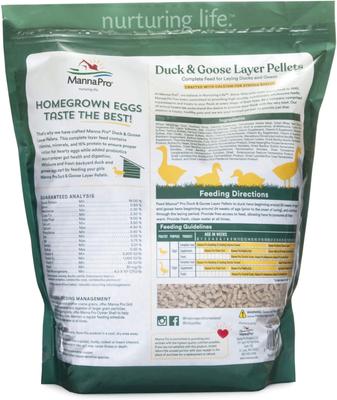 Show full view: Manna Pro Duck Layer Pellets Duck Food, 8-lb bag slide 2 of 8