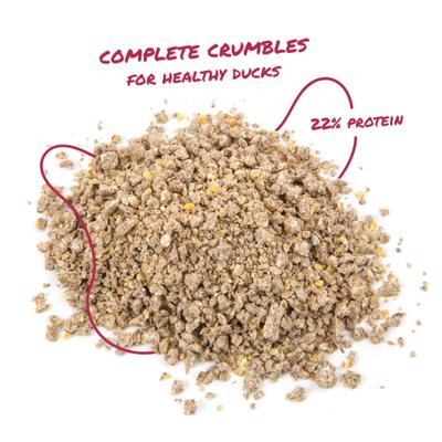 Show full view: Manna Pro Duck Starter Grower Crumbles Duck Food, 25-lb bag slide 4 of 8