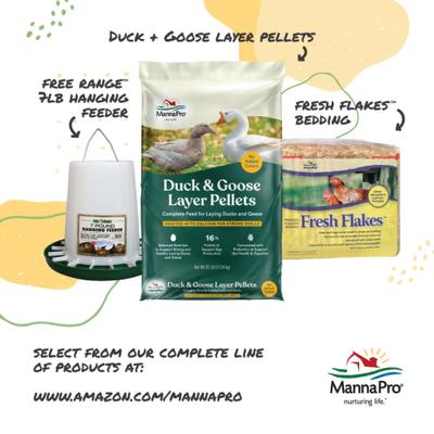 Show full view: Manna Pro Duck Starter Grower Crumbles Duck Food, 25-lb bag slide 7 of 8