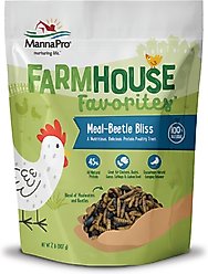 Manna Pro Farmhouse Favorites Beetle Bliss Chicken Treats, 2-lb bag