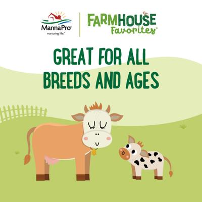 Show full view: Manna Pro Farmhouse Favorites Cattle Treats, 10-lb bag slide 3 of 7