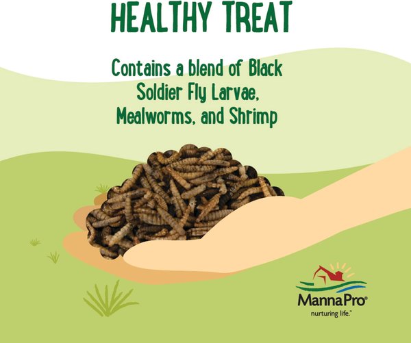 Show full view: Manna Pro Farmhouse Favorites Critter Combo Crunch Chicken Treats, 25-oz bag slide 6 of 7
